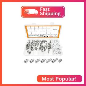 Hincell Hl240925001 96pcs Motorcycle Battery Terminal Bolts And Nuts Assortment Kit 30