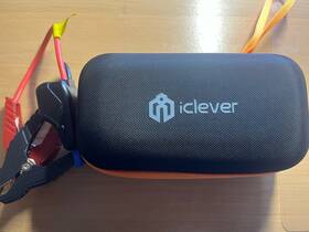 Ic-j1321r Iclever 800a Peak 18000mah Car Jump Starter Up To 6.5l Gas 5.3l Diesel Eng