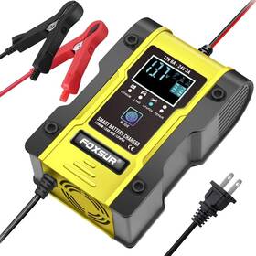 12v6a24v3ay Ieik 12v/6a Battery Charger Automotive 7-stage Multifunction Smart 6a Yellow