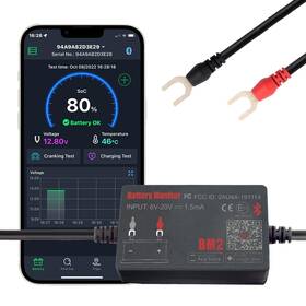 Ikikin 724873545900 Car Bluetooth Battery Monitor Bm2 Tester Automotive 12v Au