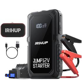 2000a Irihup 749284096162 Car Jump Starter Battery Pack 8l Gas/5l Dies