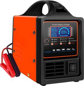 Ho15 Isunergy Car Battery Charger 12v/24v Automotive 0-15a Smart Trickle Repair
