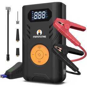 3000a Itefdtutne B15-c Car Battery Jump Starter With Air Compressor 3000a/120psi Jumper