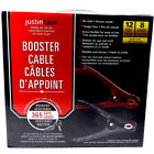 Jcbc1208fe Justincase Booster Cable Ft Gauge Heavy Duty Tangle 4894067322276
