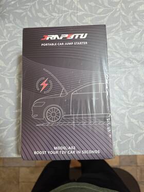 X0041o9a4j Jrapotu Portable Car Jump Starter New Sealed Box Auto Battery Charger