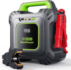 Sc6g-pro Keenpower 6000a Super Capacitor Jump Starter Upgraded Clamps And Screen Version No Tradi