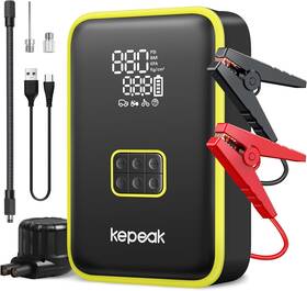 4000a Kepeak Sd02 Car Jump Starter With Air Compressor Portable Battery Pack W