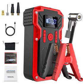 Sdqp007-r67 Kepeak Portable Car Jump Starter With Air Compressor 8000a Box 150psitire Inflator