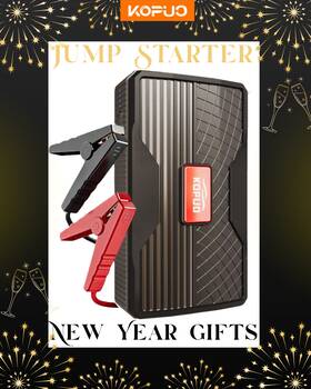 App-usr27-ztj-hei Kopuo R27 Jump Starter 6000a Portable Car 12v Lithium Box Booster