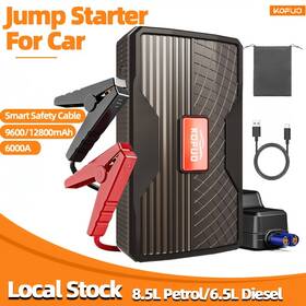 6000a Kopuo R27-us-black S Hot Ultrasafe Jump Starter Box For 6.0l Gas And 5.0l Diesel Engines