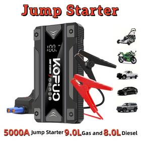 Usr25s-znj-hei Kopuo Car Jump Starter 5000a Battery Pack For Up To 9.0l Gas 8.0l Diesel