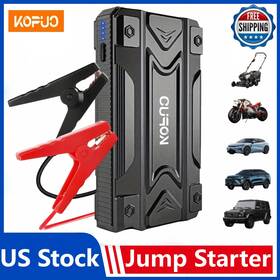 Usr25ztj-hei Kopuo Portable 3000a Jump Starter Car Battery Booster Box Power Bank Black