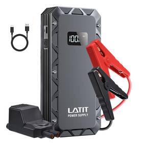 Qi-02a Latit 2000a Peak Car Jump Starter 20000mah 12v Booster Pack For