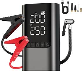 Br12 Le Pasha Tech 6000mah Portable Car Jump Starter 10-in-1 Multi-function