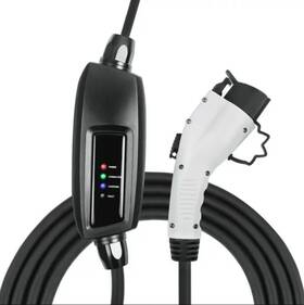 Lectron Evcharge5-15n 110v 16 Amp Level 1 Ev Charger With 21ft/6.4m Extension