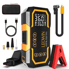 Xm-1003 Leowin Jump Starter With Air Compressor Battery Jumper Portable 9.0 1003