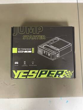 Js-507 Light Market Yesper Jump Starter With Air Compressor 2000a 150psi Battery Jumper Port