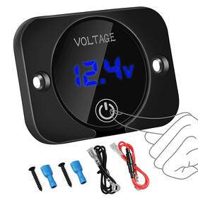 A141560-l003371400fba Linkstyle Battery Voltage Gauge Dc Volt Meter 12 24 Led Blue A141560-l003371400fba Linkstyle Battery Voltage Gauge Dc Volt Meter 12 24 Led Blue