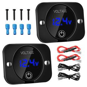 A163930-l003998920fba Linkstyle 2pcs Battery Voltage Gauge Led Digital 30mm Diameter Black A163930-l003998920fba Linkstyle 2pcs Battery Voltage Gauge Led Digital 30mm Diameter Black