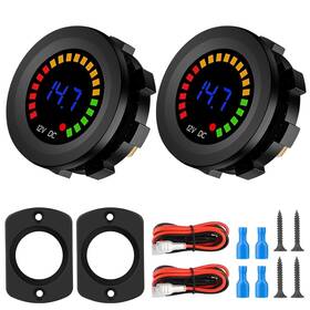 A353380-l001838831fba Linkstyle 2pcs Battery Voltage Meter Waterproof Dc Volt 1.18 Short Body A353380-l001838831fba Linkstyle 2pcs Battery Voltage Meter Waterproof Dc Volt 1.18 Short Body