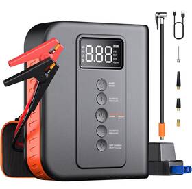 Js010-6000a Lnzqscu Portable Car Jump Starter With Air Compressor 6000a 150psi Battery