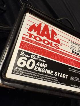 Bch7120 Mac Tools Really Nice 60 Amp Battery Charger 6/12 Volt Automatic