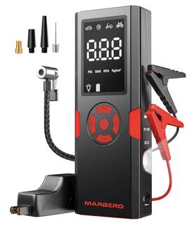 X004arbea5 Marbelo Marbero Portable Car Jump Starter With Air Compressor 4500a 12v
