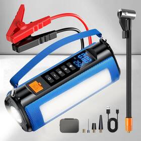 Maxskosko 635393637948 1500a Car Jump Starter With Rechargeable Light Portable 12v Box