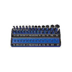 Mts-psh25s-blu Mechanics Time Savers Psh25s-blu 1/4 Inch Peg Socket Holder Sae Blue