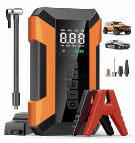 B0d9h26yz2 Meuci Jump Starter With Air Compressor 3000a Car Battery Led