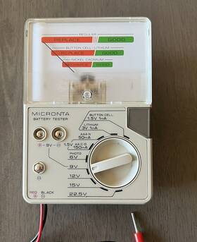 22-032a Micronta Battery Tester Vintage Radio Shack Tandy