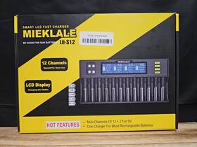Lii-s12 Mieklale 18650 Battery Charger 12 2 Bay Smart Universal Nib