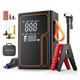 Pr-102 Mobllsport 10-in-1 Portable Car Battery Charger Jump Starter With Air Compressor 12v 800 Pr-102 Mobllsport 10-in-1 Portable Car Battery Charger Jump Starter With Air Compressor 12v 800