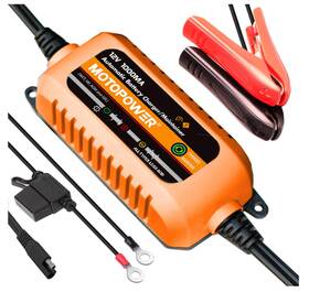 Mp00205b-r Motopower Mp00205b 12v 1000ma Automatic Battery Charger Maintainer