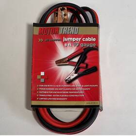 Mt108 Motor Trend Jumper Cable 8ft 10 Gauge All Season Cables New In Package