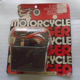 M5600x Motorcycle Products Vintage 6v Battery Charger -new In Box