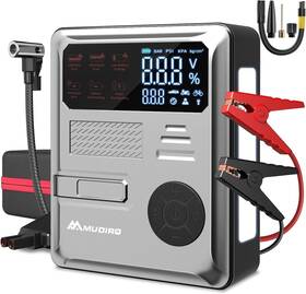 6000a Mudiro M-jc3 Jump Starter With Air Compressor 150psi 30w 6000a Mudiro M-jc3 Jump Starter With Air Compressor 150psi 30w