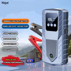 Car-v12 Mudyvel Car Battery Jump Starter Portable Charger Booster 12v Auto Starting Device
