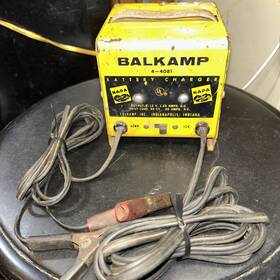 4-4081 Napa Balkamp Battery Charger Vintage Tested Works Good