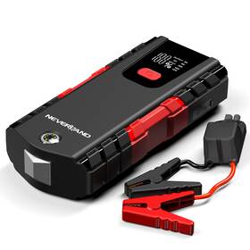 Neva500js101r Neverland Car Jump Starter Portable Booster Jumper Box Power Bank With 4 Modes Flashlight