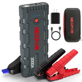 2000a Nexpow 262456720765 Peak Car Jump Starter With Usb Quick Charge 3.0 Up To 7.0l Gas O 2000a Nexpow 262456720765 Peak Car Jump Starter With Usb Quick Charge 3.0 Up To 7.0l Gas O