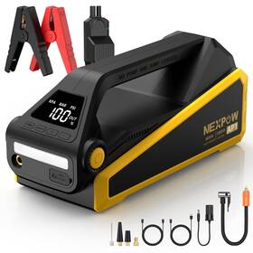 Nexpow 611419538284 Ap1 Jump Starter With Air Compressor Black