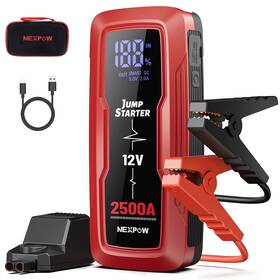 Et4000 Nexpow 2500a Auto Jump Starter 18000mah 12v With Usb Qc3.0 And Led Et4000 Nexpow 2500a Auto Jump Starter 18000mah 12v With Usb Qc3.0 And Led