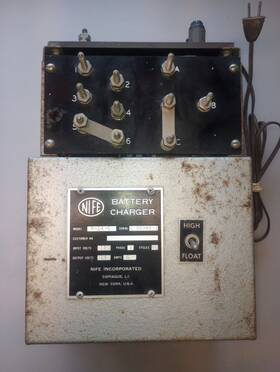 R-14-6 Nife Inc Vintage 14v 6a Wall Mount/shop Battery Charger Model Working Fr Ship