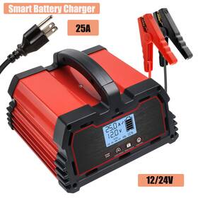 Bc-25a No 25a Smart Battery Charger 12v 24v Agm Lead-acid Lifepo4 Auto Car Motorcycle