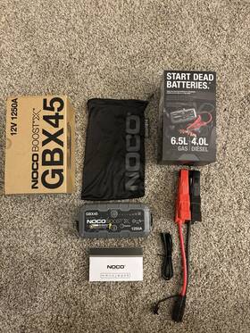 12v1250a Noco Boost X Gbx45 1250a Ultrasafe 12v Lithium Jump Starter Gas And Diesel
