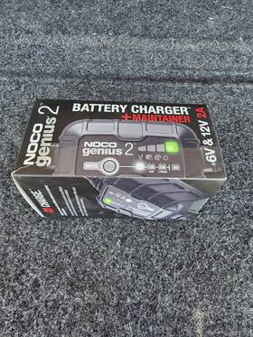 19003 Noco 46221 Genius 2 6v And 12v 2a Battery Charger Maintainer Trickle Unused Box Manual