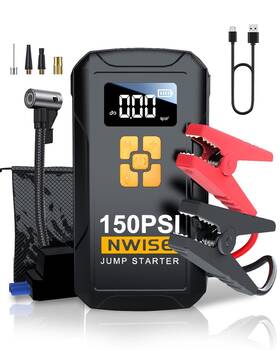 Tp18pro Nwise Portable Car Jump Starter With Air Compressor 150psi Box Battery Pack