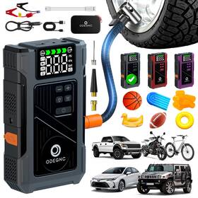 6000a Odegnc 610q Car Jump Starter With Air Inflator Dual Power Supply Modes 12vdc Black 6000a Odegnc 610q Car Jump Starter With Air Inflator Dual Power Supply Modes 12vdc Black