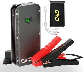 Cp-f43l Onko Car Battery Charger Jump Box 12000mah Starter 7l Gas And 5.5l Diesel